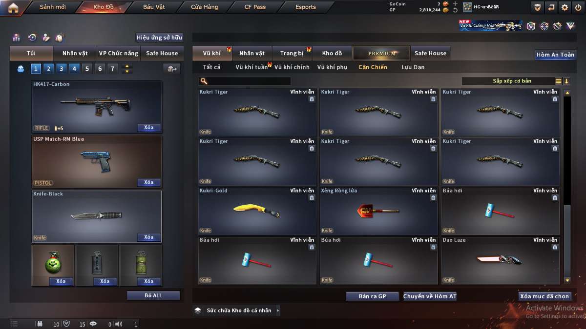 shop acc cf uy tin gia re